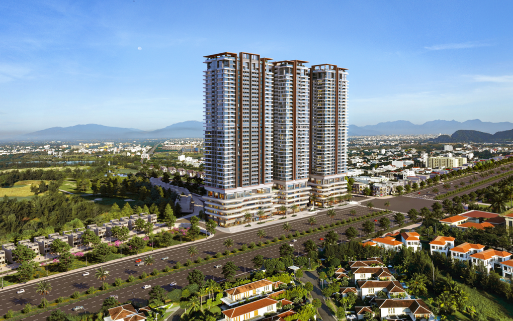 Phối cảnh khu căn hộ Newtown Diamond. Ảnh: Newtown Diamond