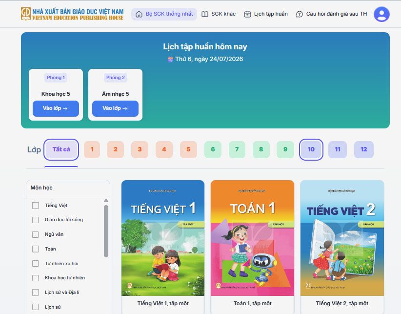 Nhà xuất bản Giáo dục Việt Nam hoàn thành tập huấn, bồi dưỡng sử dụng chung một bộ SGK - Ảnh 3