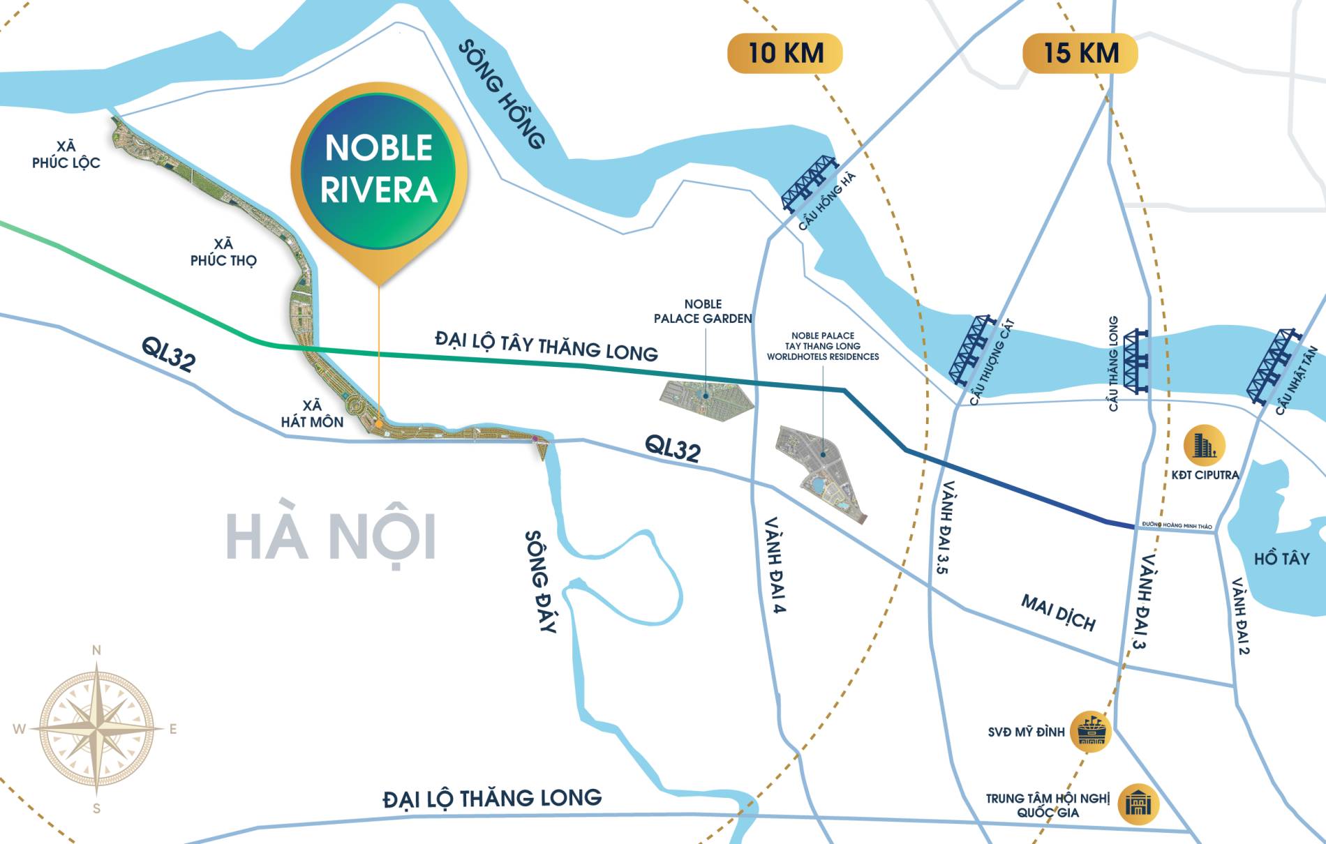 Sunshine Group khởi công Noble Rivera - đại đô thị sinh thái ven sông tổng vốn 2 tỷ USD ngay trên đại lộ Tây Thăng Long - Ảnh 3