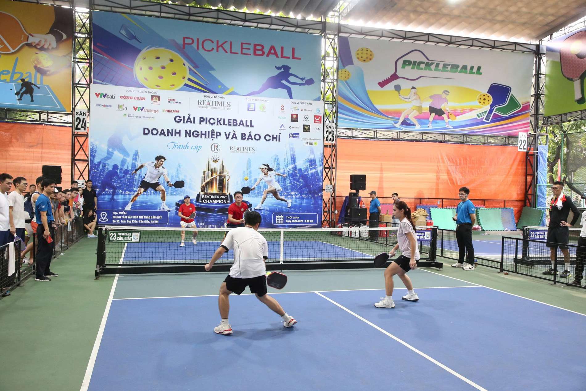 Team Miss Dantal đạt giải Nhất Giải Pickleball Báo chí và Doanh nghiệp tranh cúp Reatimes 2026 - Ảnh 2