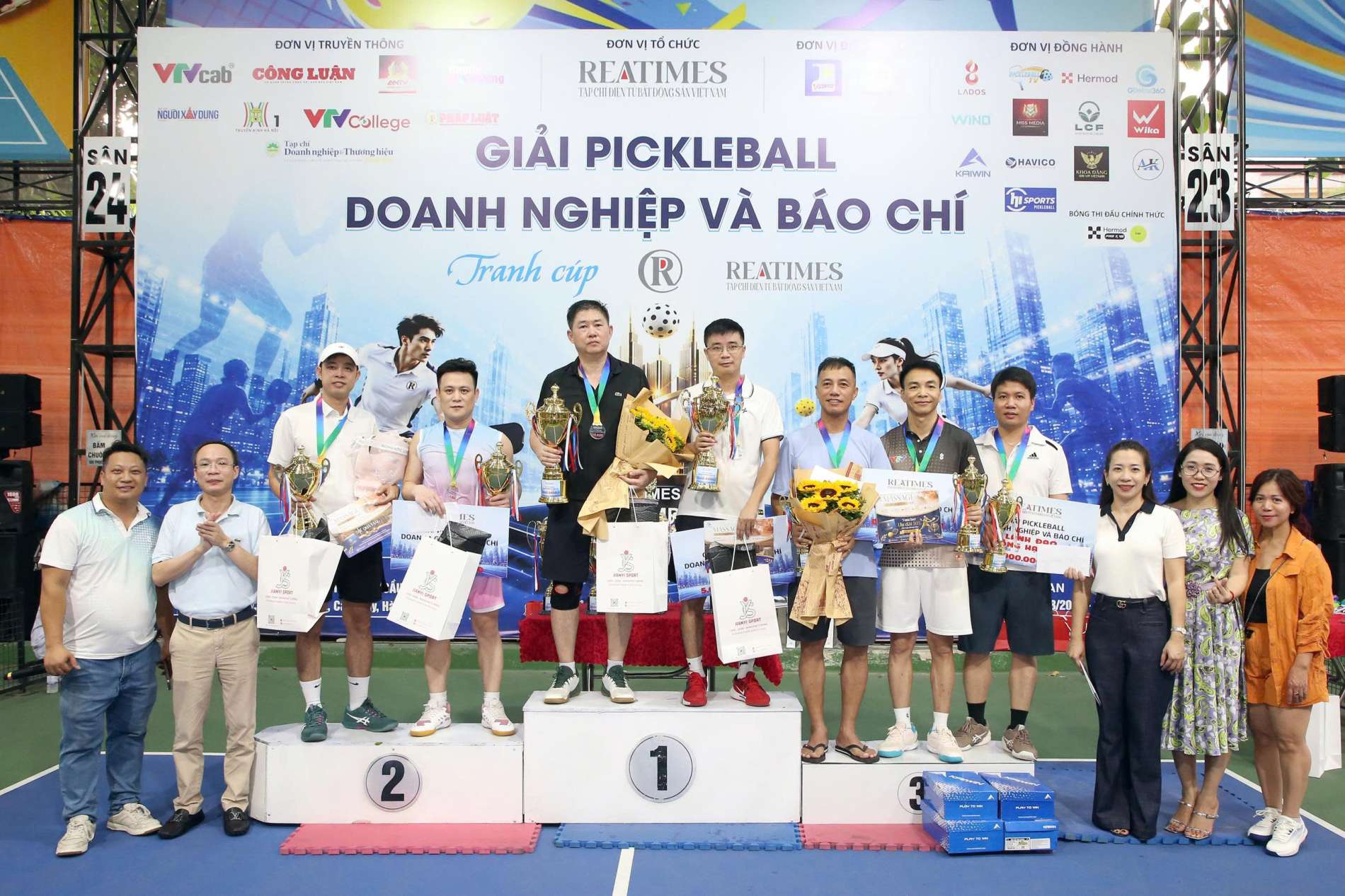 Team Miss Dantal đạt giải Nhất Giải Pickleball Báo chí và Doanh nghiệp tranh cúp Reatimes 2026 - Ảnh 4