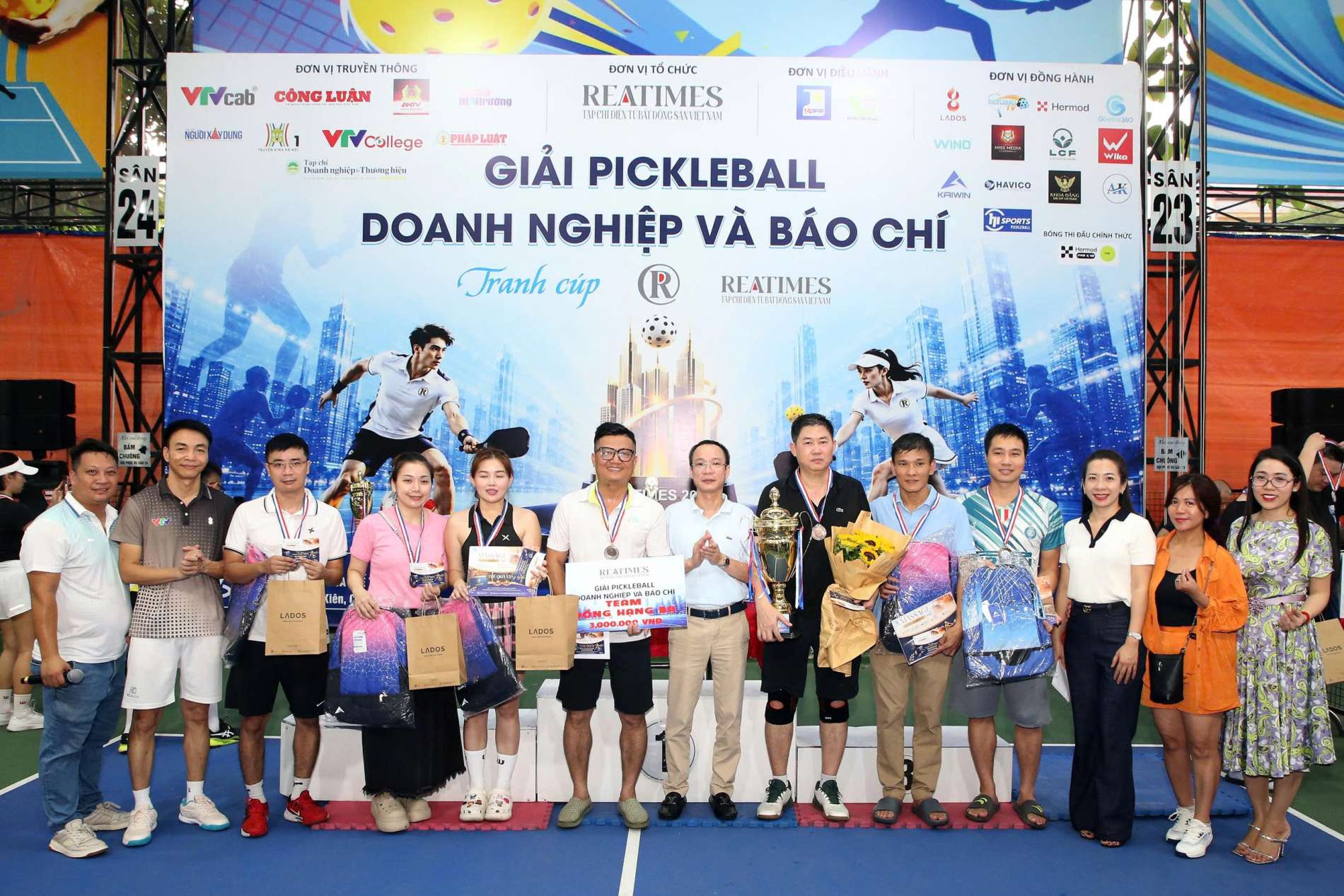 Team Miss Dantal đạt giải Nhất Giải Pickleball Báo chí và Doanh nghiệp tranh cúp Reatimes 2026 - Ảnh 6