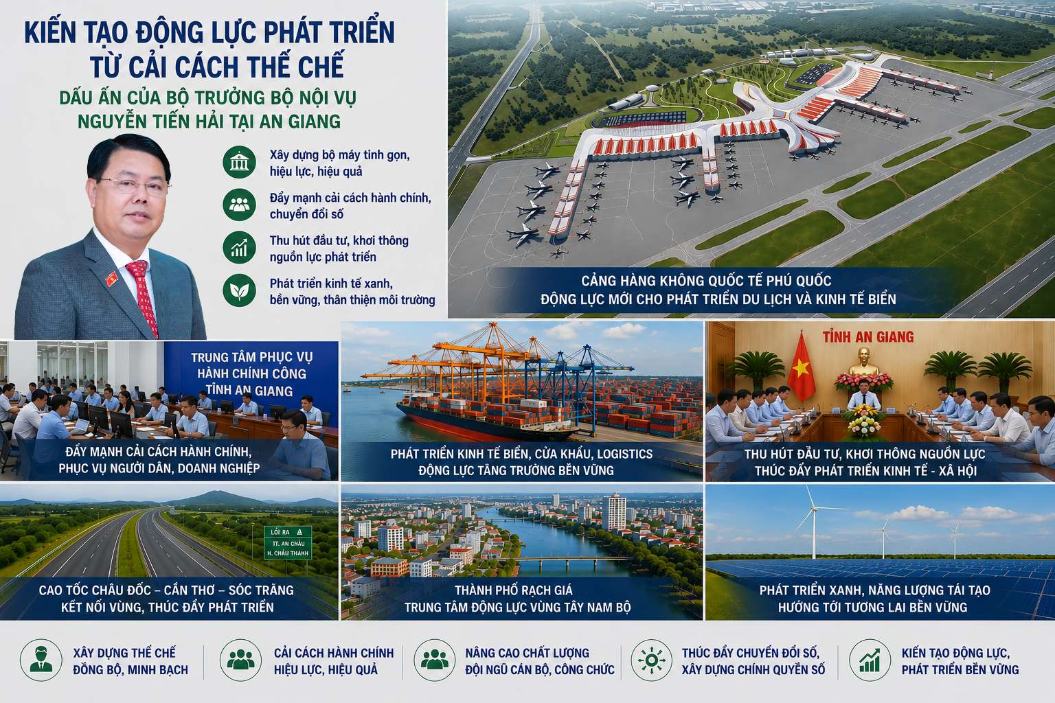 Từ thực tiễn An Giang đến Bộ Nội vụ: Cải cách thể chế vì một nền quản trị kiến tạo và phát triển xanh - Ảnh 1