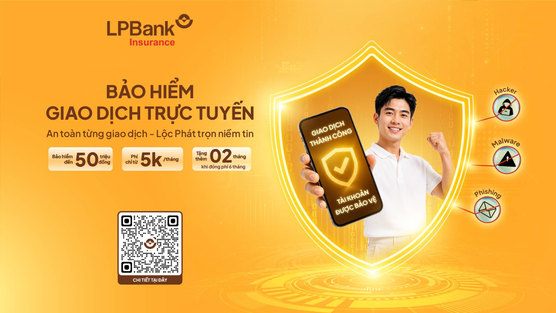 Ra mắt Bảo hiểm Giao dịch trực tuyến, LPBank kiến tạo trải nghiệm giao dịch an tâm trên không gian số - Ảnh 1
