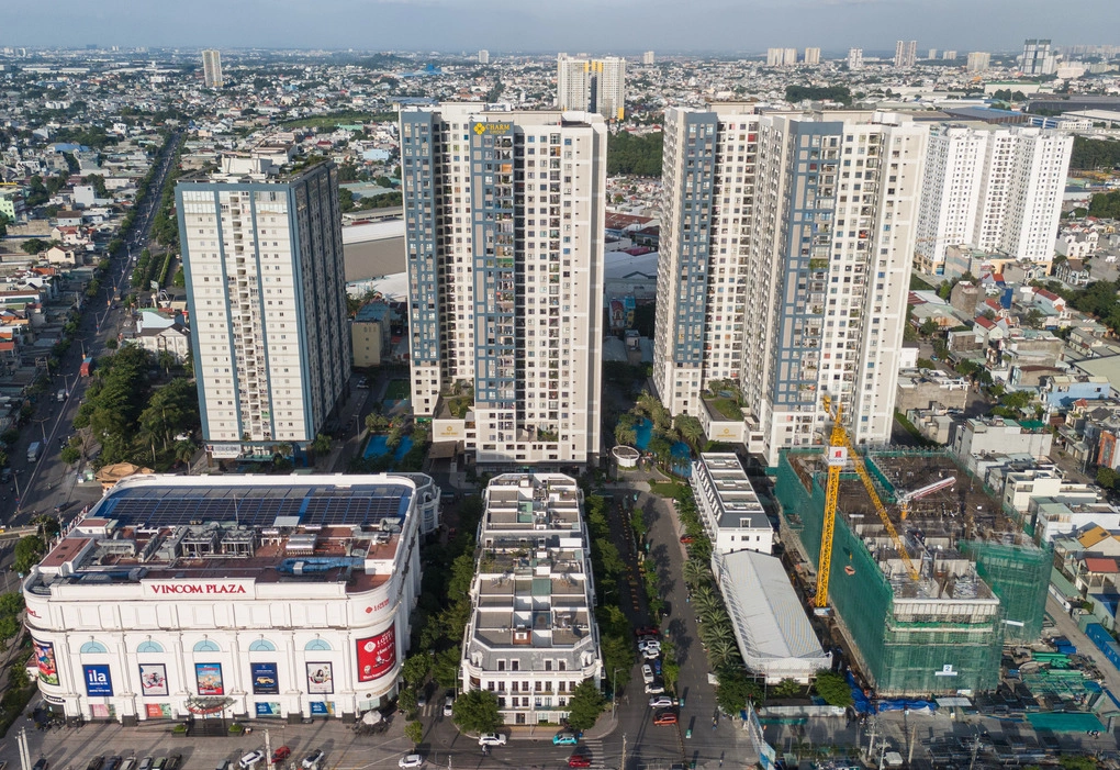 Bất động sản khu đông TP HCM, thuộc phường Dĩ An (tỉnh Bình Dương cũ) với các chung cư, nhà phố, đất nền, tháng 7/2025. Ảnh: Quỳnh Trần