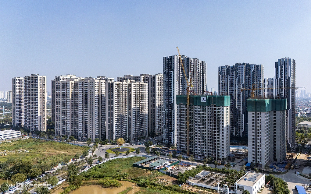 Chung cư phía tây Hà Nội. Ảnh: Giang Huy