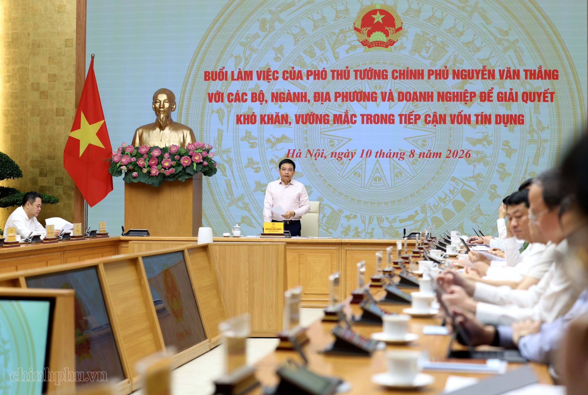 Phó Thủ tướng Nguyễn Văn Thắng: Không để doanh nghiệp có dự án tốt mà không tiếp cận được vốn - Ảnh 4