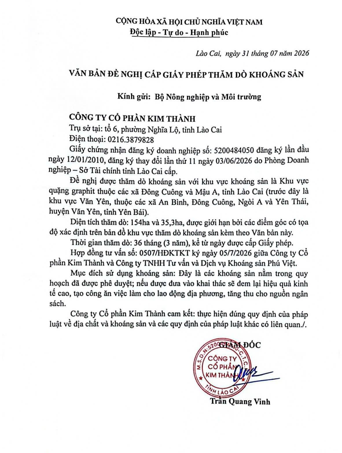 Dự án thăm dò graphite gần 190 ha tại Lào Cai: Bài toán cân bằng giữa lợi ích kinh tế và chi phí môi trường - Ảnh 1