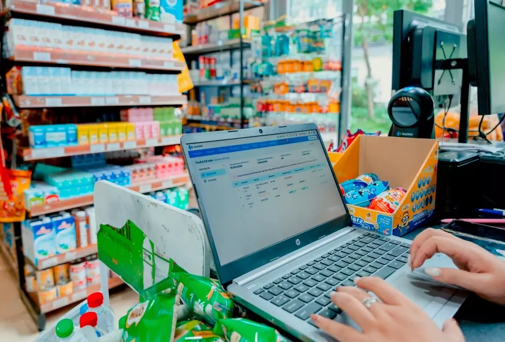 Phần mềm kế toán miễn phí của KiotViet hỗ trợ hộ kinh doanh lập sổ sách, kê khai thuế. Ảnh: KiotViet