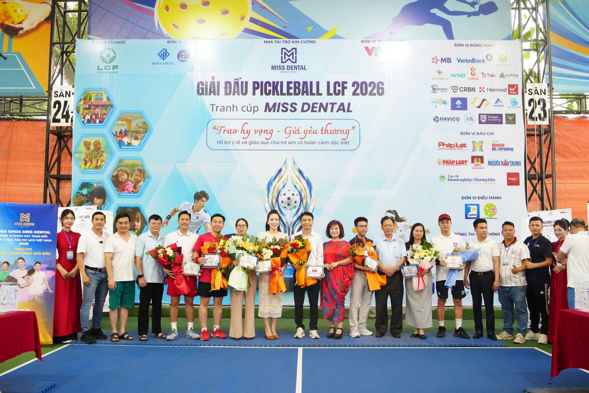 Giải Pickleball LCF tranh cúp Miss Dental: Khi tinh thần thể thao thắp sáng ngọn lửa nhân ái - Ảnh 1