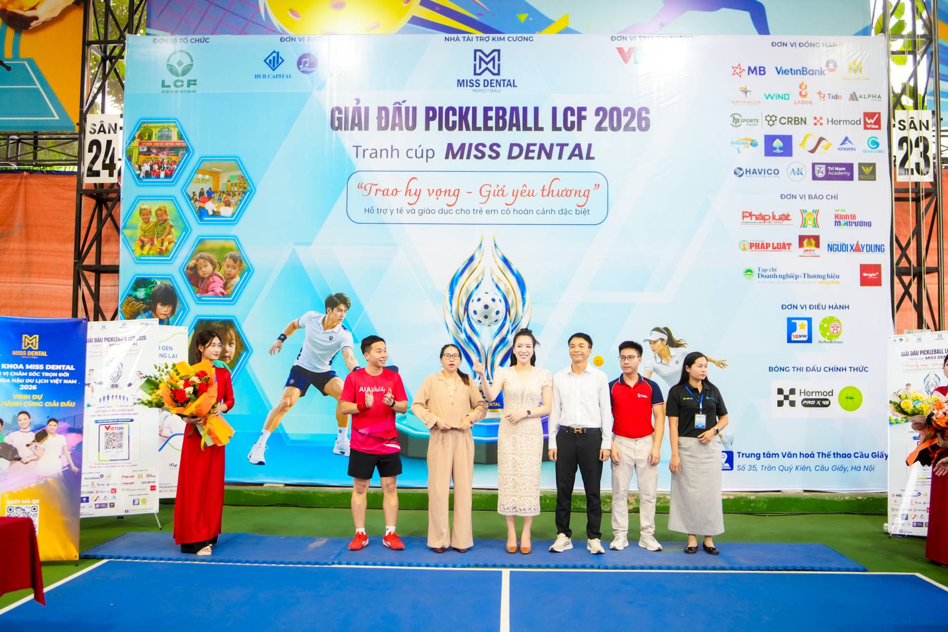 Giải Pickleball LCF tranh cúp Miss Dental: Khi tinh thần thể thao thắp sáng ngọn lửa nhân ái - Ảnh 4