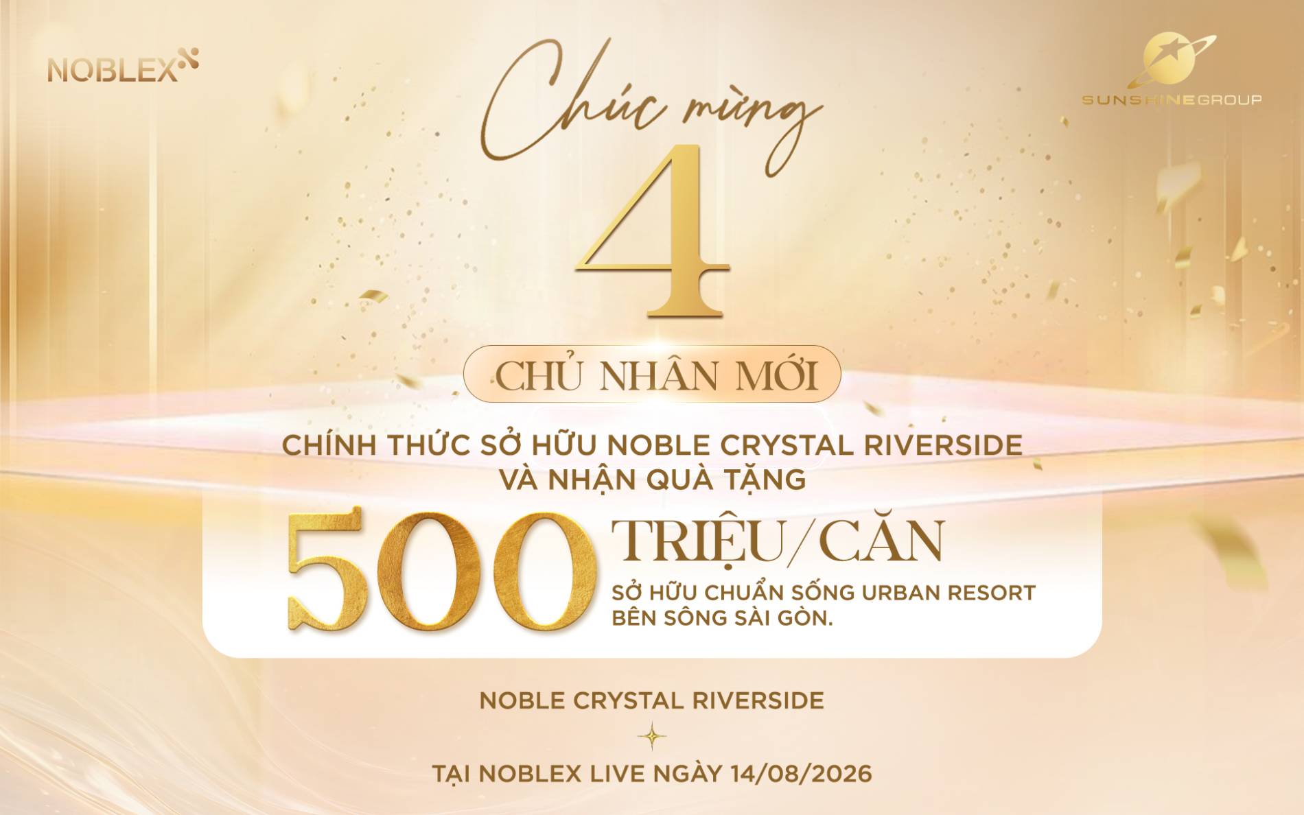 Gần 100% giỏ hàng “chốt deal” trên sóng livestream, quỹ căn đẹp tại Noble Crystal Riverside đang thu hẹp từng ngày - Ảnh 1