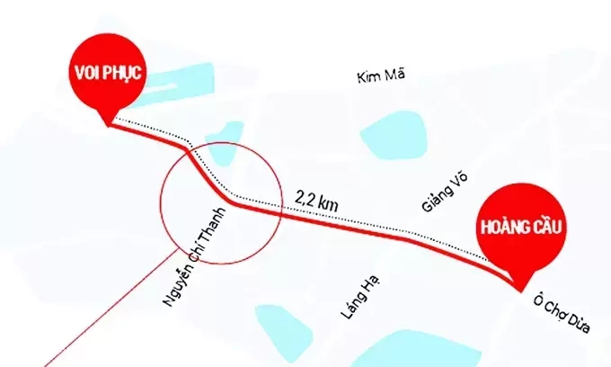 Vành đai 1 Hà Nội. Đồ họa: Tiến Thành