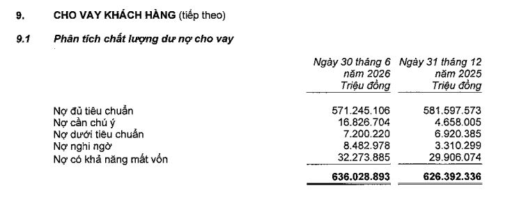 Sacombank: Nợ xấu tăng gần 20%, dự phòng tăng hơn 6 lần “ăn mòn” lợi nhuận - Ảnh 2