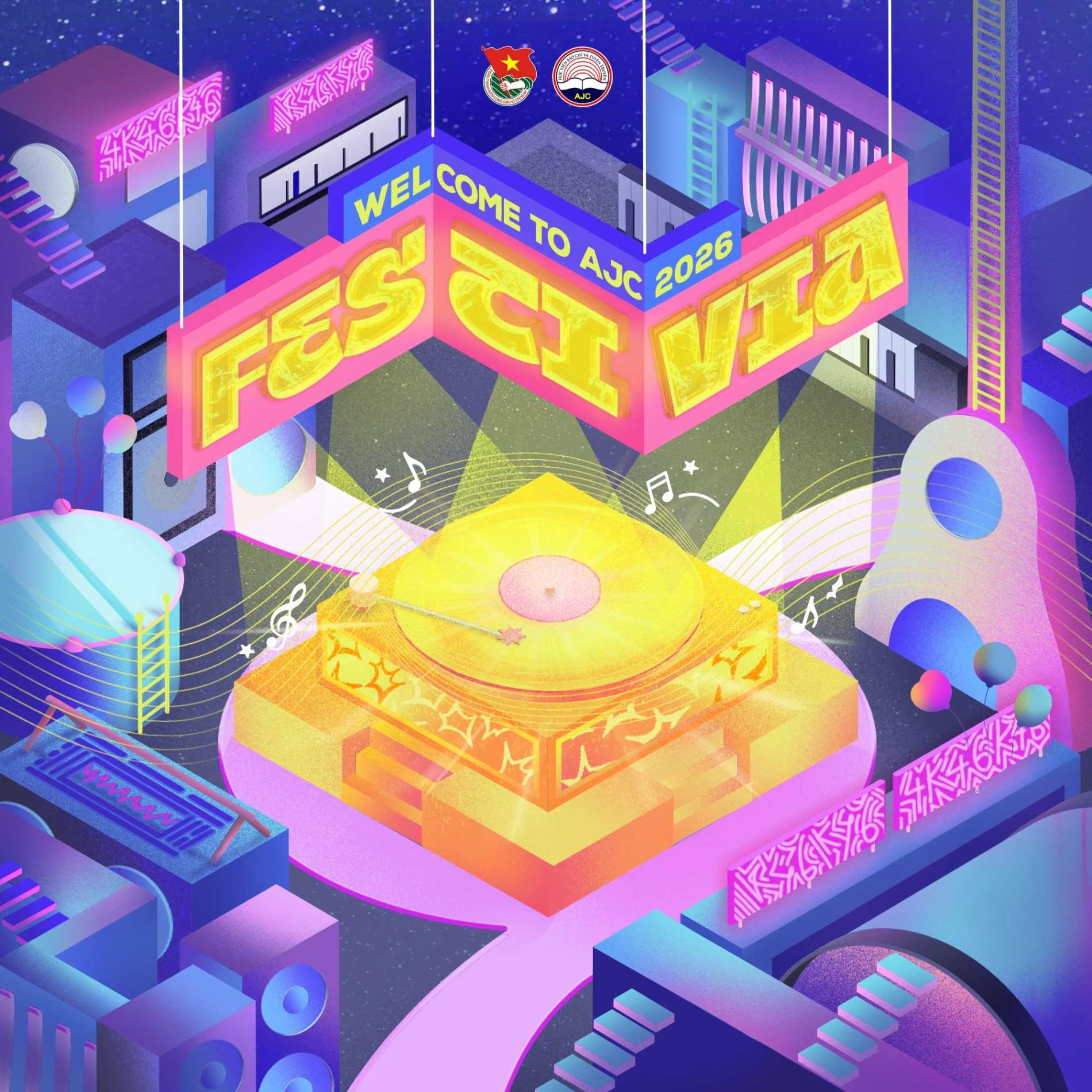 Welcome to AJC 2026 - Festivia: Tân “cư dân” K46 sẵn sàng hòa nhịp tại “Thành phố lễ hội” - Ảnh 3
