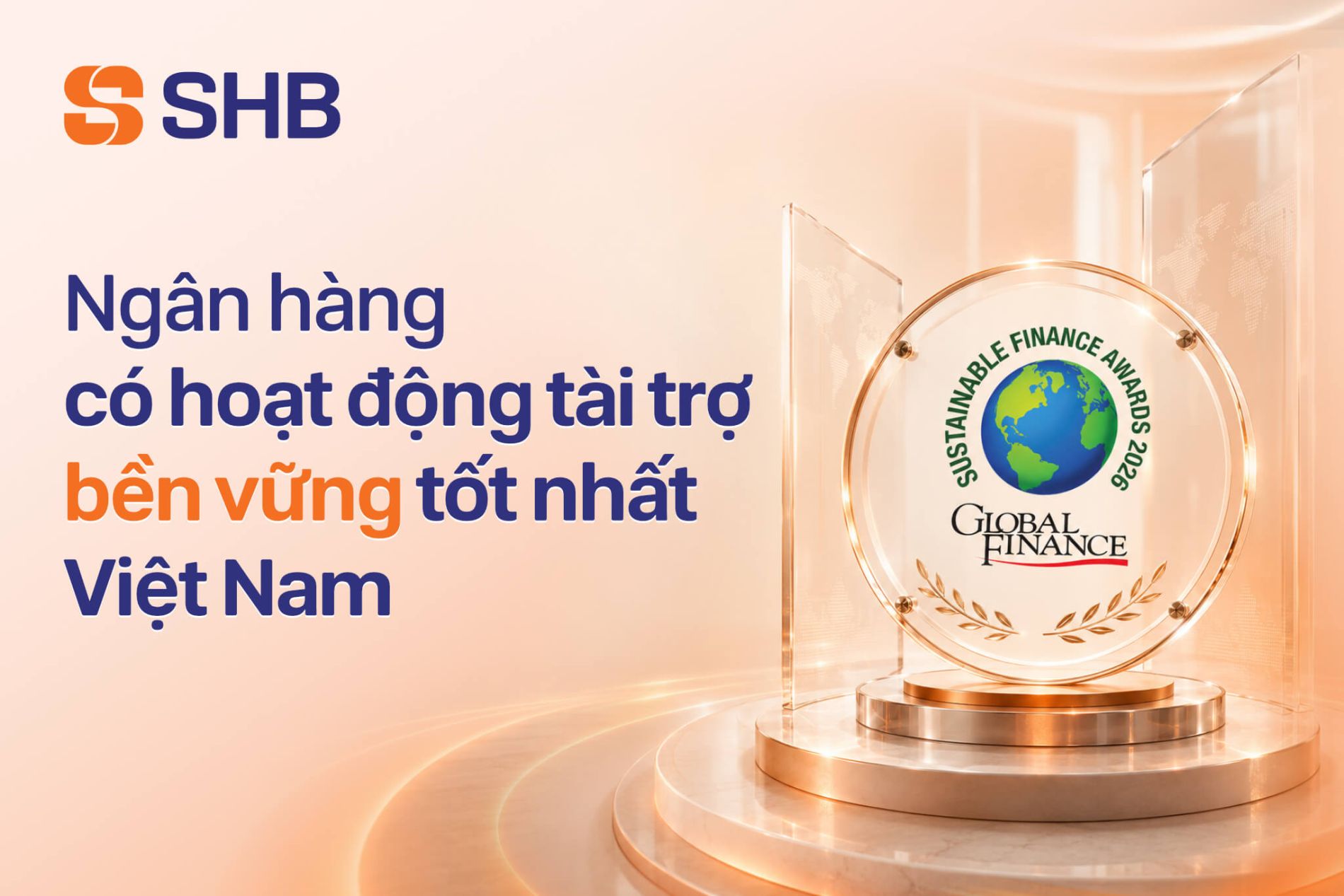 SHB được Global Finance vinh danh "Ngân hàng có hoạt động Tài trợ Bền vững tốt nhất Việt Nam" - Ảnh 1