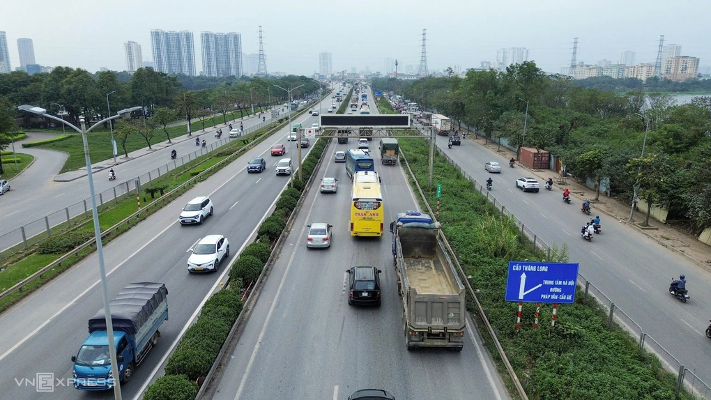 Cao tốc Pháp Vân - Cầu Giẽ, tháng 1/2026. Ảnh: Phạm Chiểu