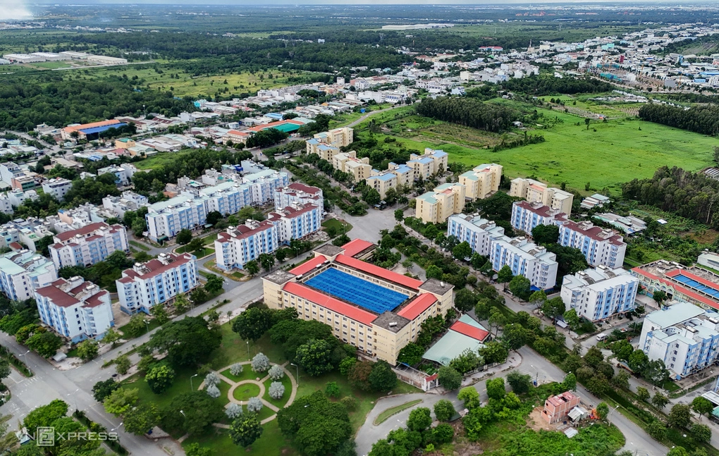 Một góc khu vực huyện Bình Chánh cũ. Ảnh: Quỳnh Trần
