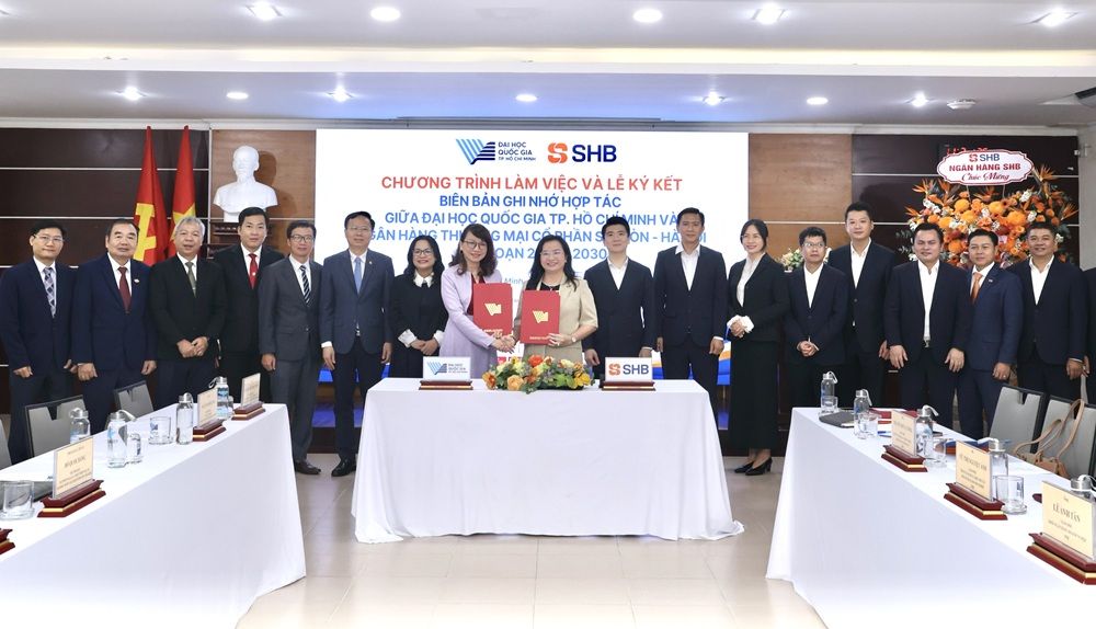 SHB và Đại học Quốc gia TP.HCM mở rộng hợp tác trong đào tạo, nghiên cứu và đổi mới sáng tạo - Ảnh 1