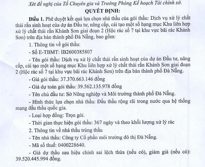 Gần 40 tỷ đồng để xử lý rác Khánh Sơn (Đà Nẵng): Bài toán minh bạch và hiệu quả môi trường cần phải đặt ra - Ảnh 1