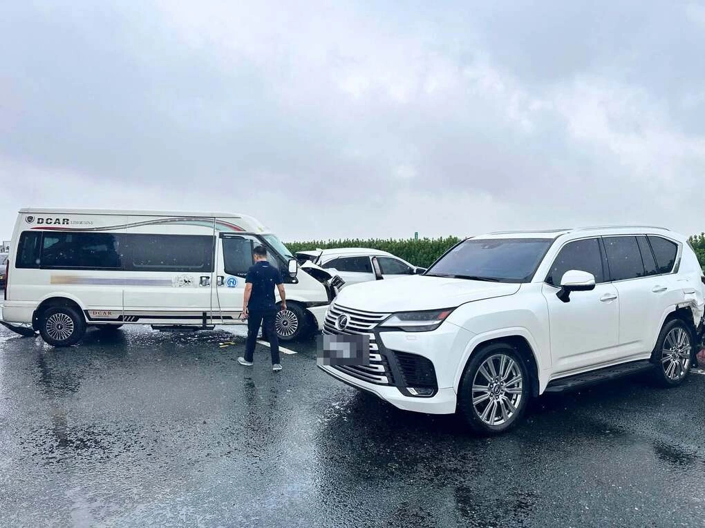 Hiện trường vụ tai nạn. Ảnh: Cục CSGT