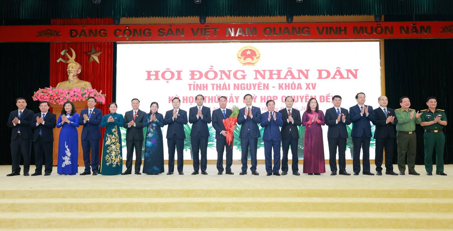 Ông Nguyễn Thế Mạnh được bầu giữ chức Chủ tịch UBND tỉnh Thái Nguyên - Ảnh 3