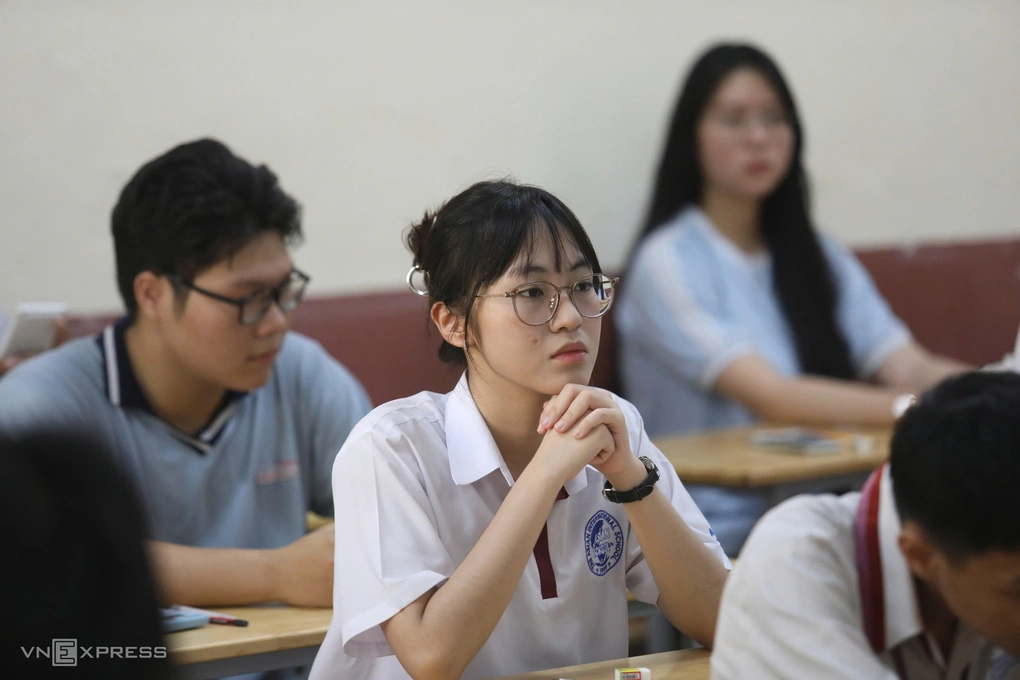 Học sinh thi tốt nghiệp tại TP HCM, tháng 6/2026. Ảnh: Quỳnh Trần