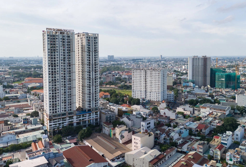 Bất động sản khu đông TP HCM, thuộc phường Dĩ An (tỉnh Bình Dương cũ). Ảnh: Quỳnh Trần