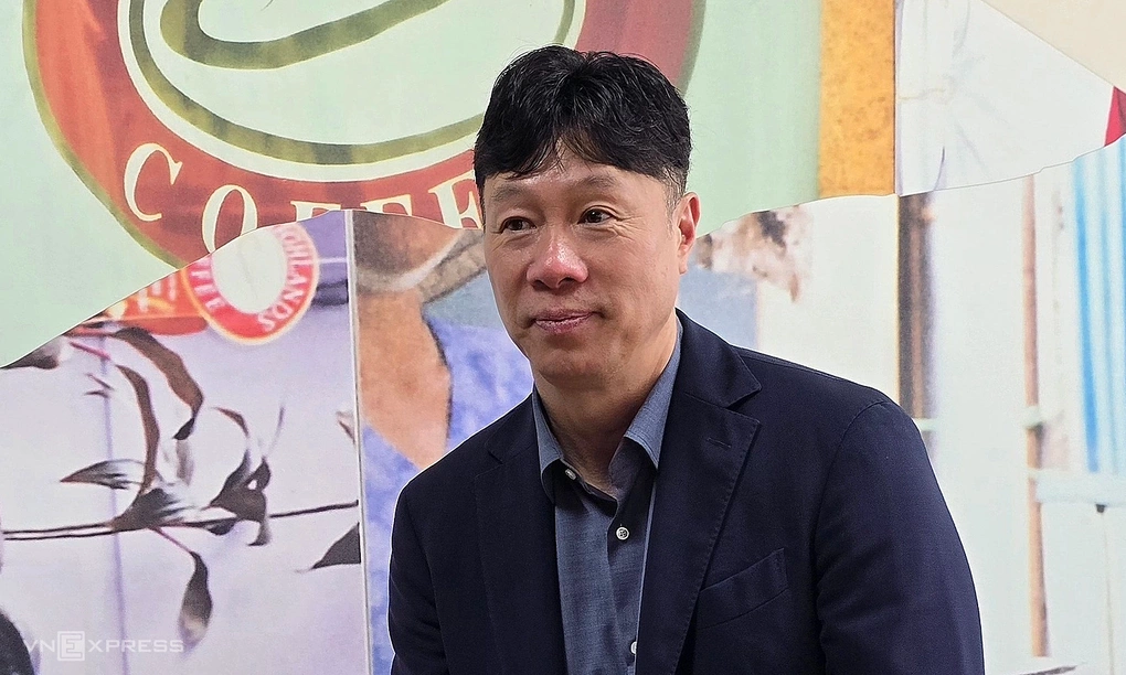 Ông David Thái trong buổi phỏng vấn với VnExpress hồi tháng 4/2025. Ảnh: Tất Đạt