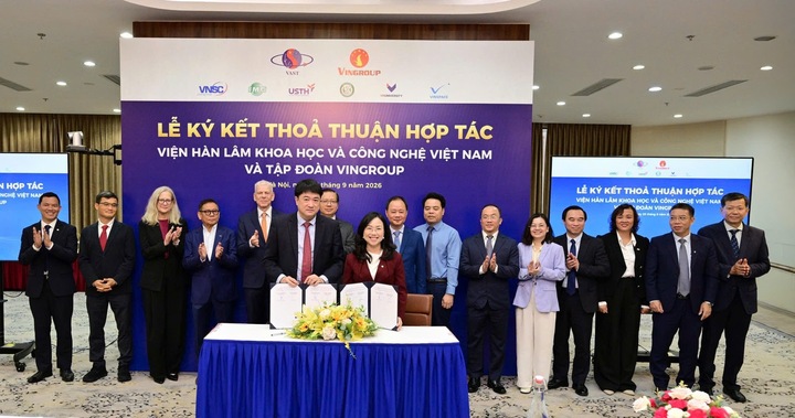 Vingroup và Viện Hàn lâm KH&CN Việt Nam hợp tác phát triển công nghệ mũi nhọn - Ảnh 1