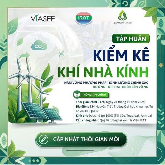 Sắp diễn ra tập huấn chuyên sâu về kỹ thuật và phương pháp kiểm kê khí nhà kính - Ảnh 1