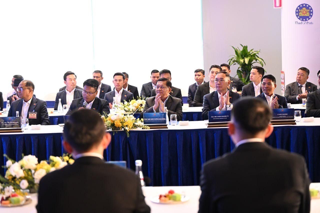 Tổng thống Myanmar thăm tổ hợp nhà máy VinFast tại Hải Phòng - Ảnh 2