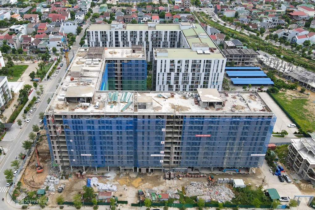 Dự án nhà ở xã hội Hà Tĩnh giai đoạn 2, dự kiến bàn giao tháng 2/2027. Ảnh: Đức Hùng