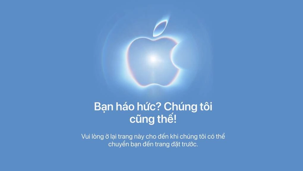 Apple Store Online Việt Nam khó truy cập trong 5 phút đầu mở bán.
