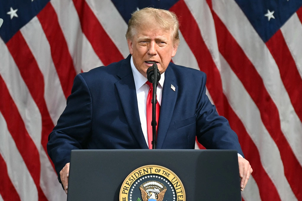 Tổng thống Mỹ Donald Trump tại thủ đô Washington ngày 11/9. Ảnh: AFP