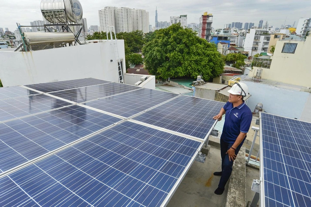 Điện mặt trời mái nhà đang phát triển mạnh tại TP HCM. Ảnh: EVNHCMC
