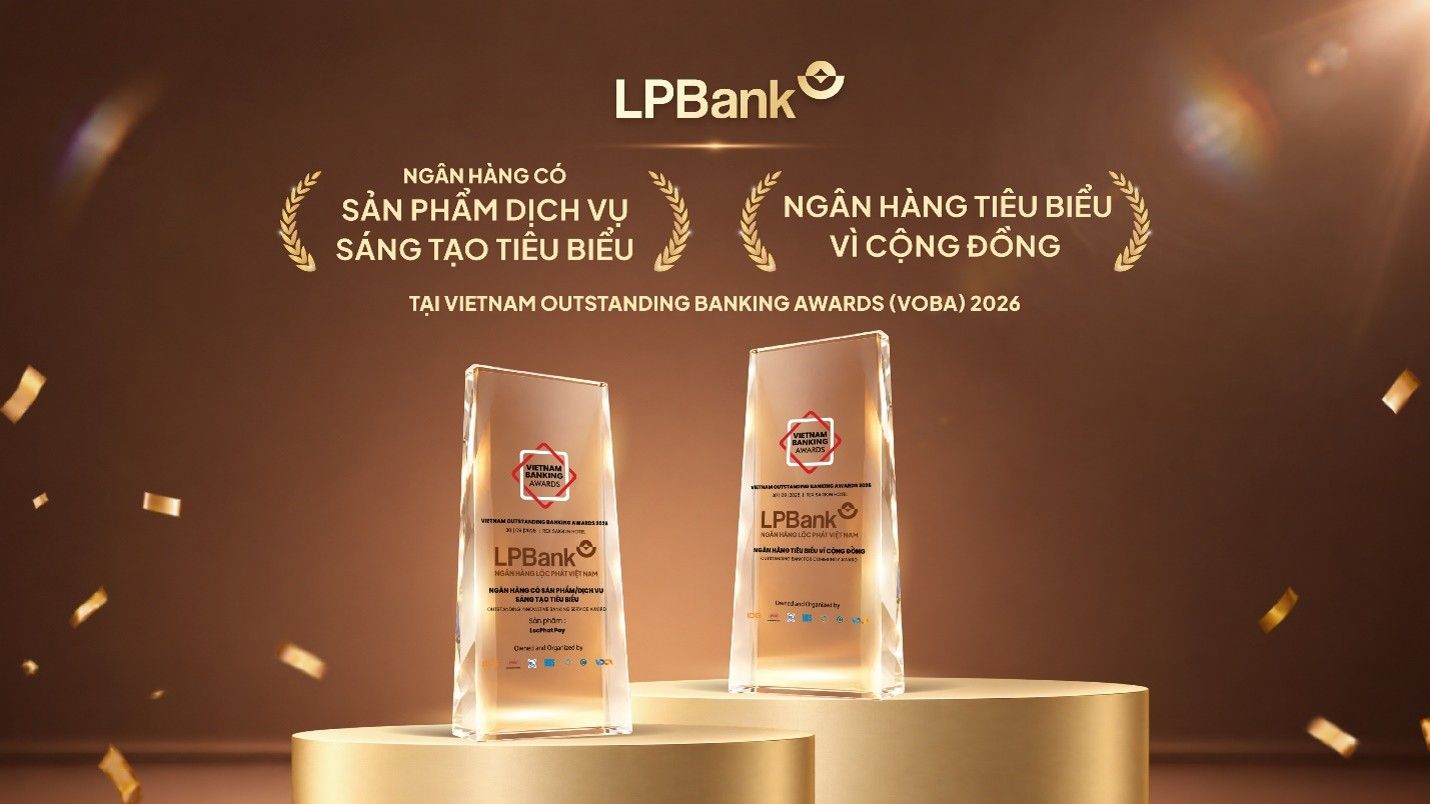 LPBank được vinh danh ở 2 hạng mục tại Giải thưởng Ngân hàng Việt Nam tiêu biểu 2026 - Ảnh 1