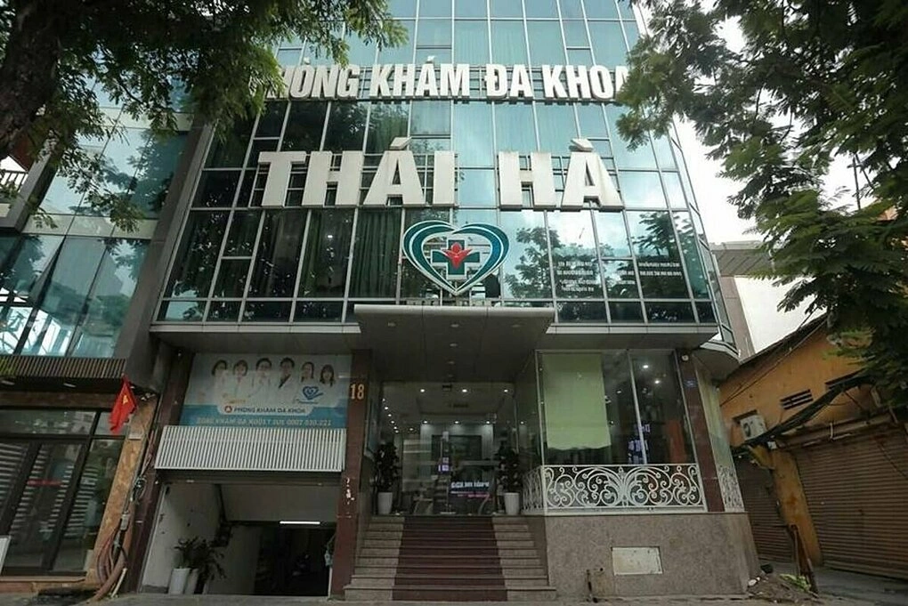 Phòng khám đa khoa Thái Hà. Ảnh: Công an cung cấp