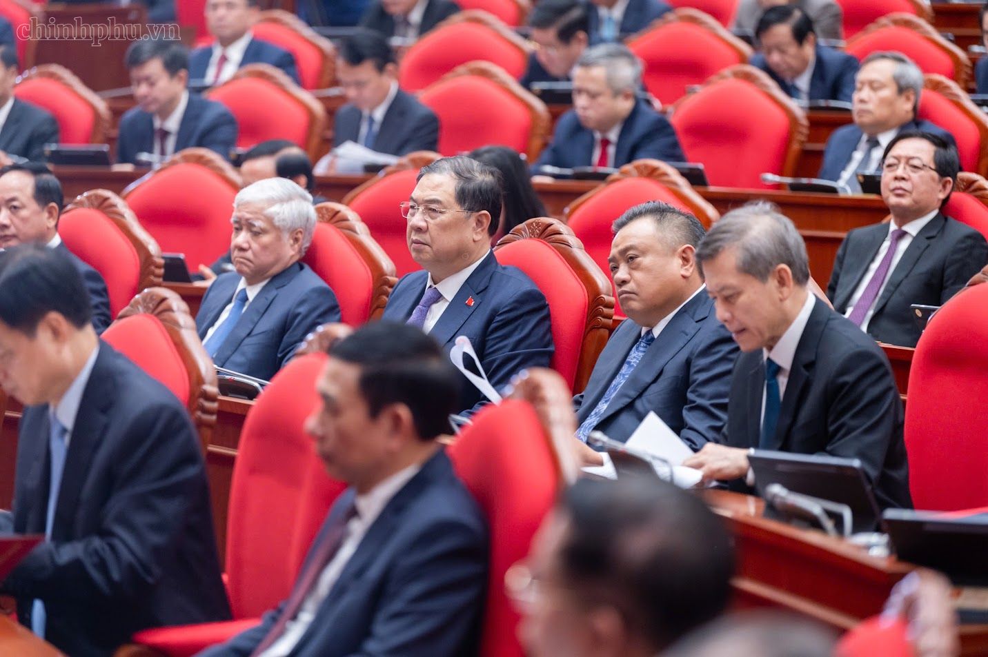 Chùm ảnh: Khai mạc Hội nghị Trung ương 4 - Ảnh 7