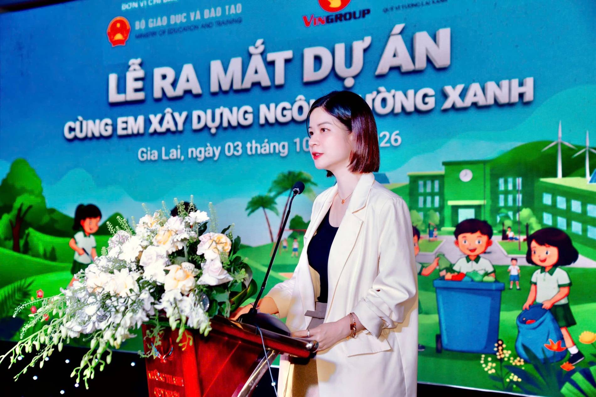 Bộ Giáo dục và Đào tạo phối hợp với Quỹ Vì tương lai xanh triển khai dự án “Cùng em xây dựng ngôi trường xanh” - Ảnh 2