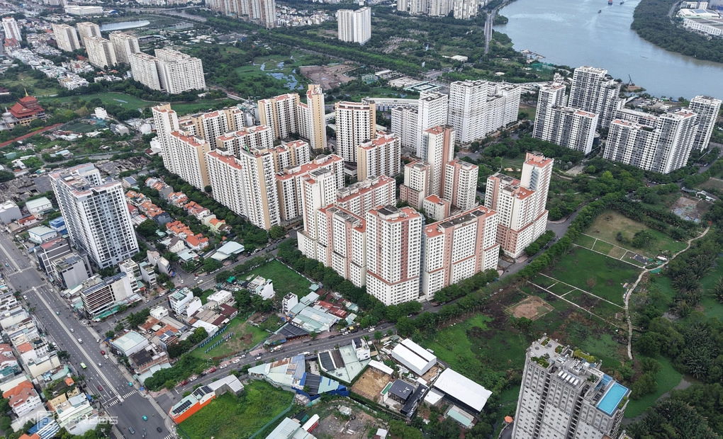 Bất động sản khu đô thị Thủ Thiêm, tháng 5/2026. Ảnh: Quỳnh Trầnkhu tái định cư Bình Khánh
