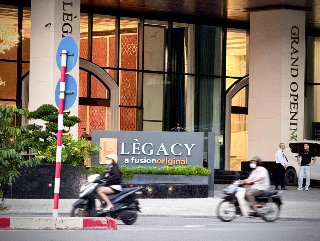Khách sạn 5 sao và căn hộ cao cấp LÈGACY Hanoi - A Fusion Original trên phố Đội Cấn, phường Ngọc Hà tháng /2026. Ảnh: Quỳnh Nguyễn