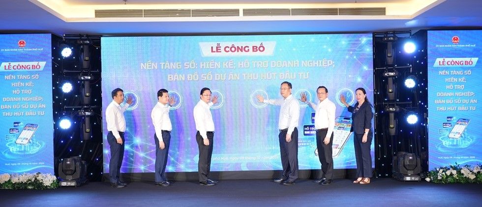 Huế vận hành ba nền tảng số, tăng minh bạch trong quản lý và thu hút đầu tư - Ảnh 1