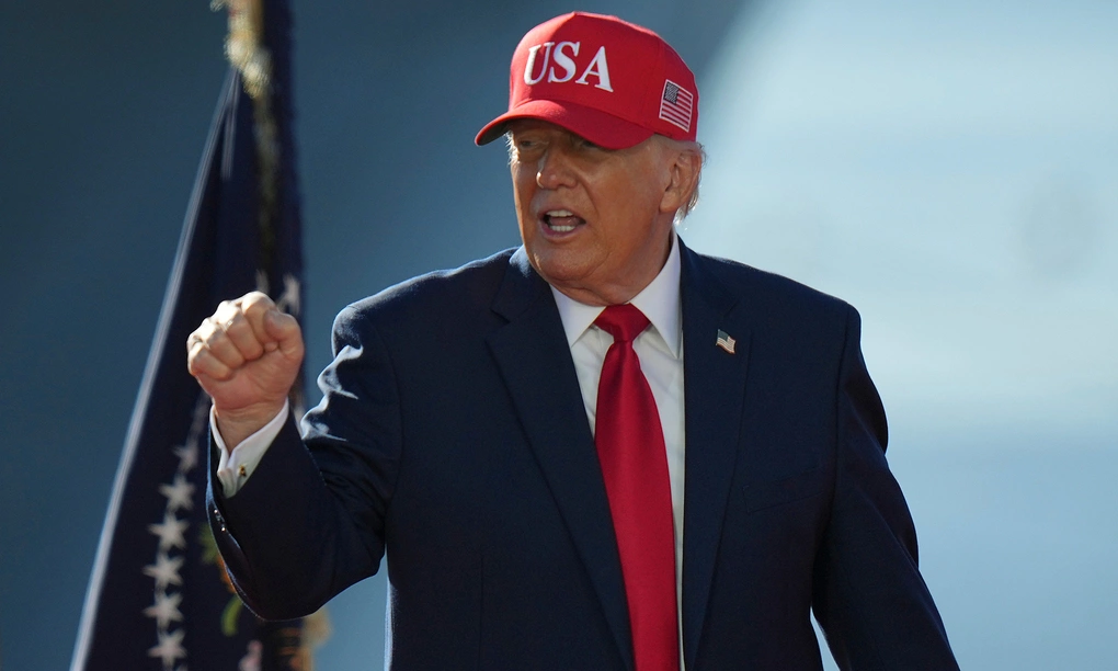 Tổng thống Mỹ Donald Trump phát biểu tại một sự kiện ở bang Maryland ngày 6/10. Ảnh: AP