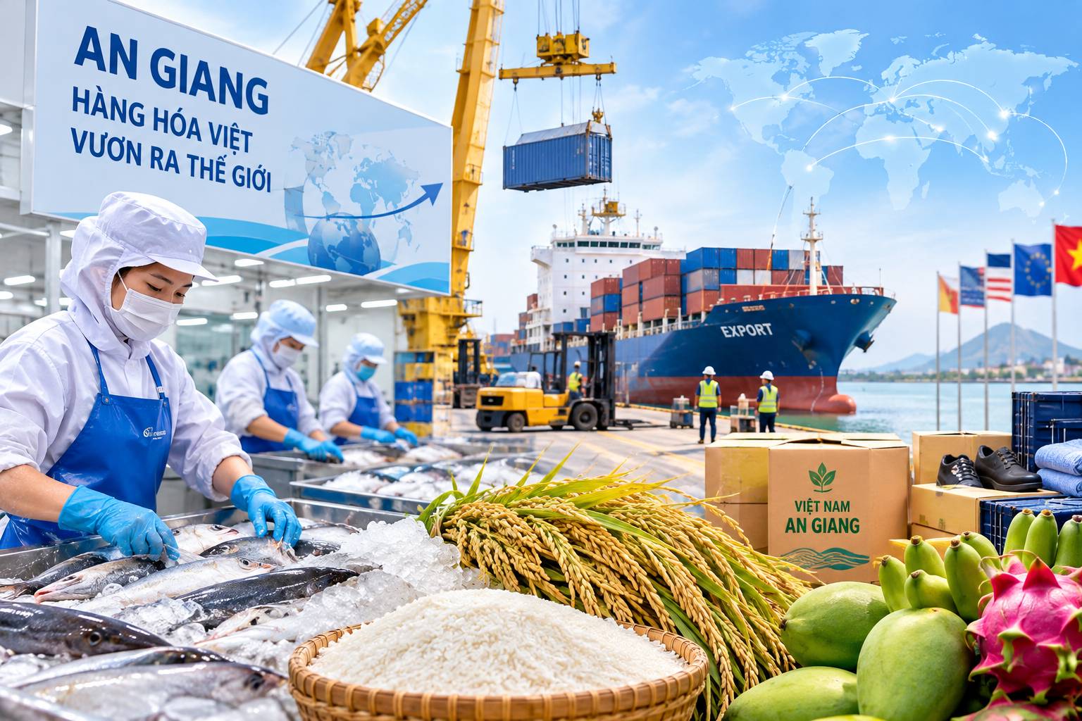 An Giang: Nâng tầm giá trị xuất khẩu, tạo lực đẩy tăng trưởng hai con số - Ảnh 1