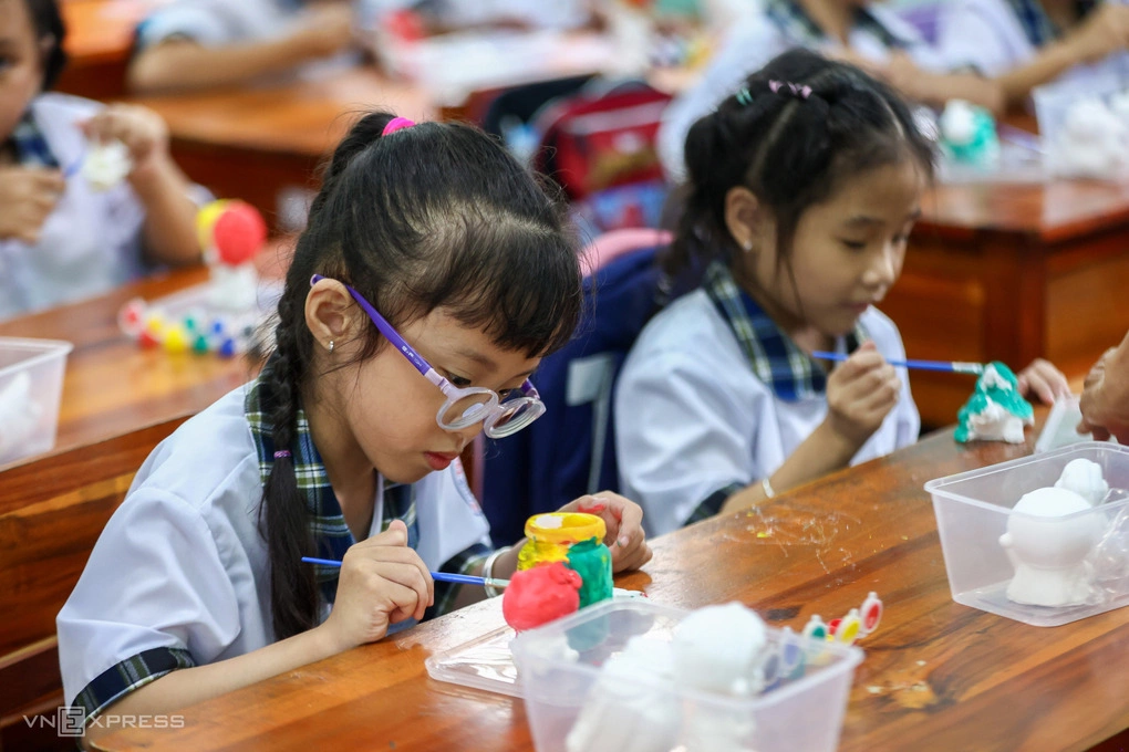 Học sinh trường tiểu học ở tỉnh Tây Ninh, tháng 11/2025. Ảnh minh họa: Quỳnh Trần
