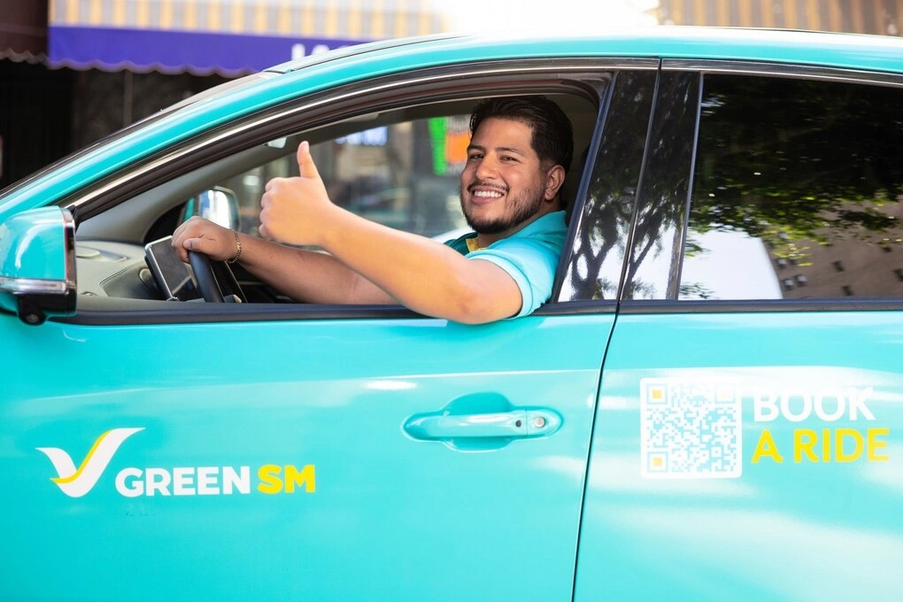 Một tài xế Green SM tại Mỹ. Ảnh: GSM