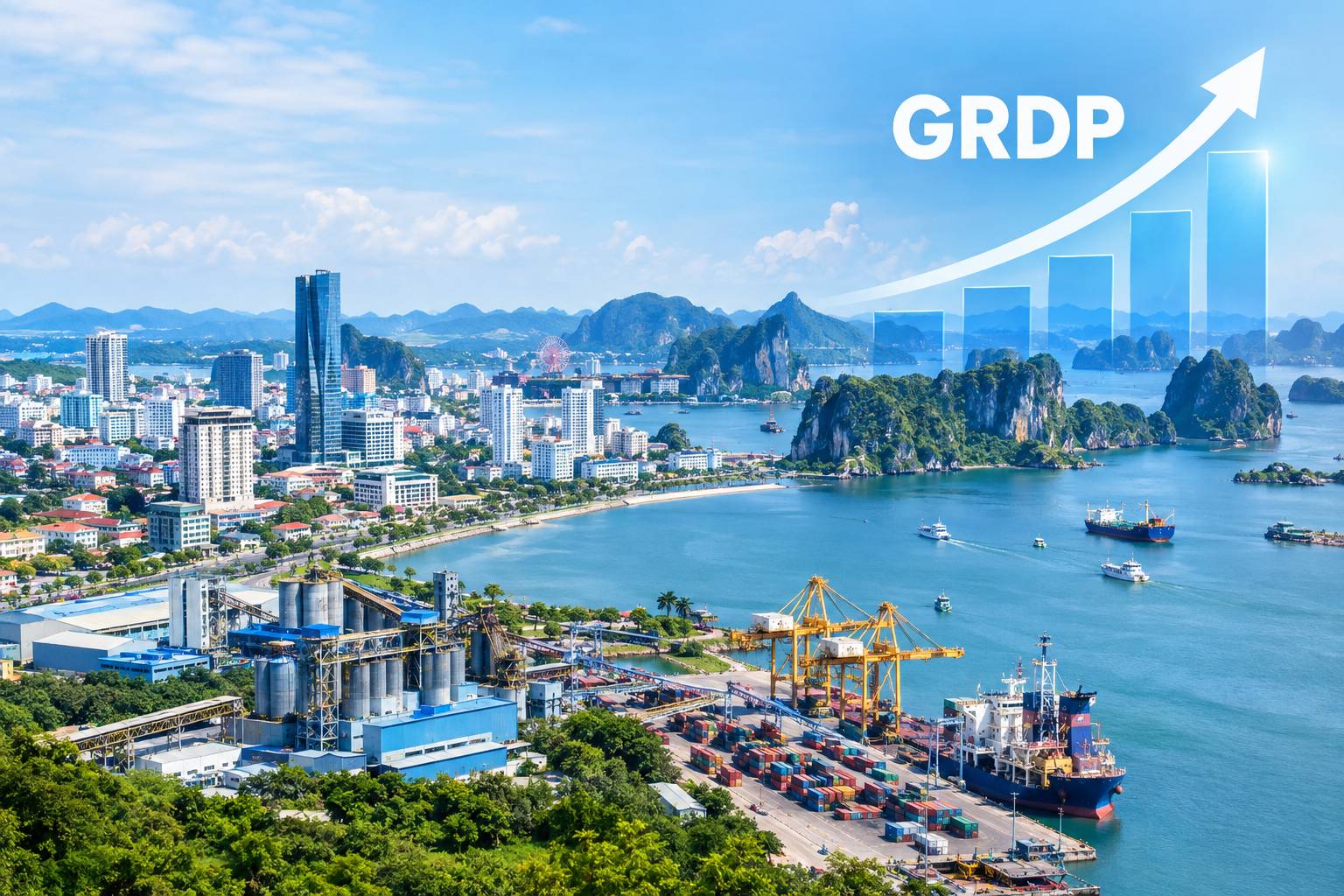 Quảng Ninh dẫn đầu cả nước về tăng trưởng GRDP 9 tháng, hướng tới mục tiêu trên 13% - Ảnh 1