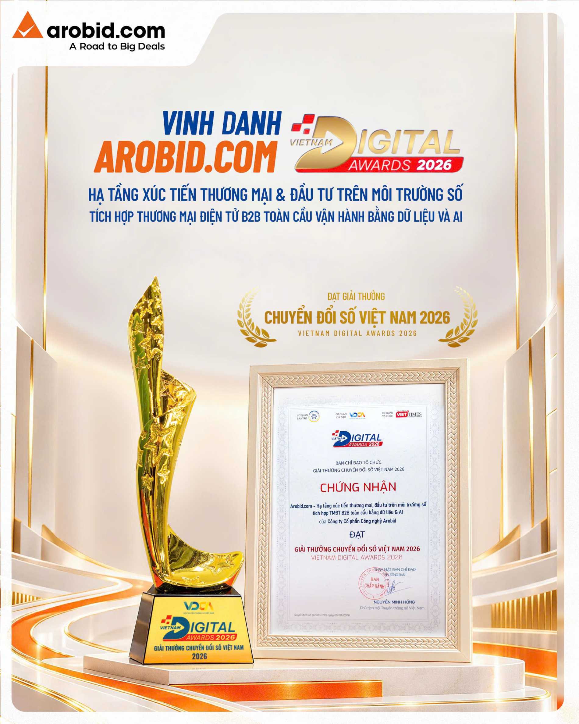 Arobid được vinh danh tại Vietnam Digital Awards 2026 - Ảnh 2