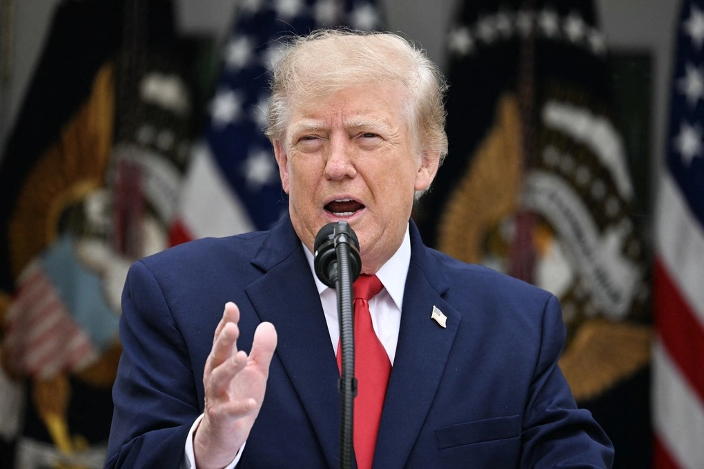 Tổng thống Mỹ Donald Trump tại Nhà Trắng ngày 15/10. Ảnh: AFP